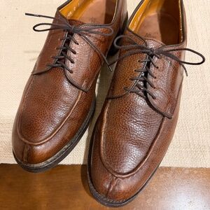 Allen Edmonds Canton Pebble Grain Leather Derby Shoes 10.5C